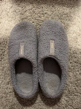 Bombas Gray Sherpa Slippers